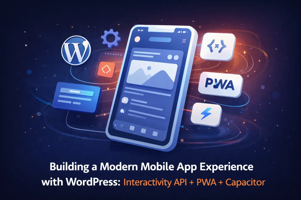 Building a Mobile App Experience Using WordPress Interactivity API, PWA, and Capacitor